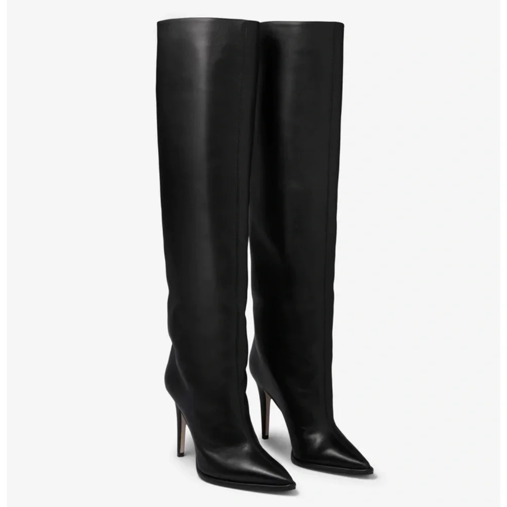 TAMARA MELLON ICON 105 BLACK BOOTS SIZE 38, US 7.5 - Picture 7 of 15